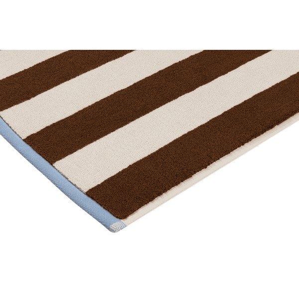 Barna-krémszínű textil fürdőszobai kilépő 50x80 cm Gobo – noo.ma-image-3