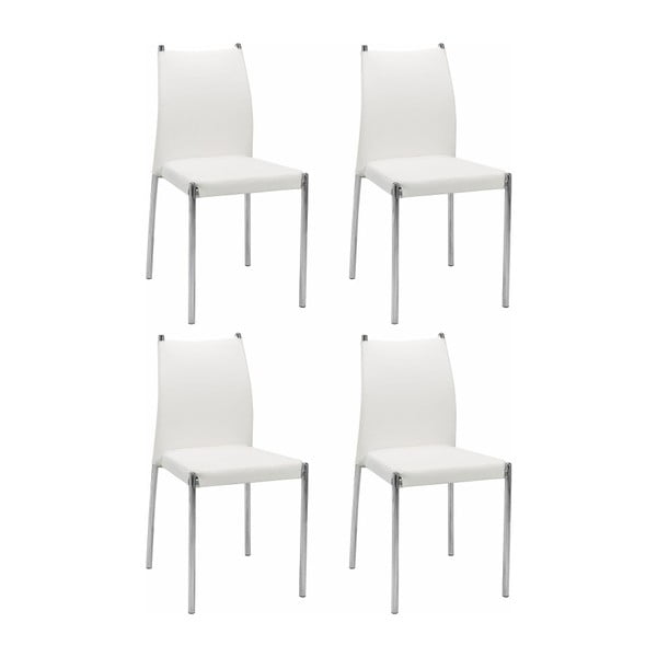 Zulu 4 darab fehér szék - Støraa