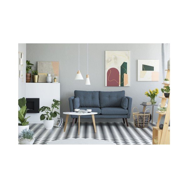 Elena sötétkék kétszemélyes kanapé - Mazzini Sofas-image-4