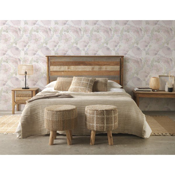 Natúr színű mangófa éjjeliszekrény Bella – Geese-image-1