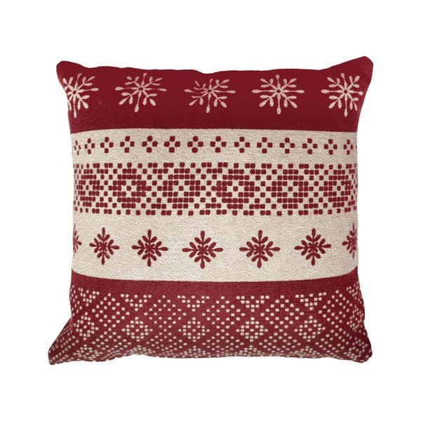Pamut díszpárna karácsonyi mintával 40x40 cm Etoilea – douceur d'intérieur