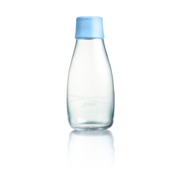 Pasztellkék üvegpalack, 300 ml - ReTap