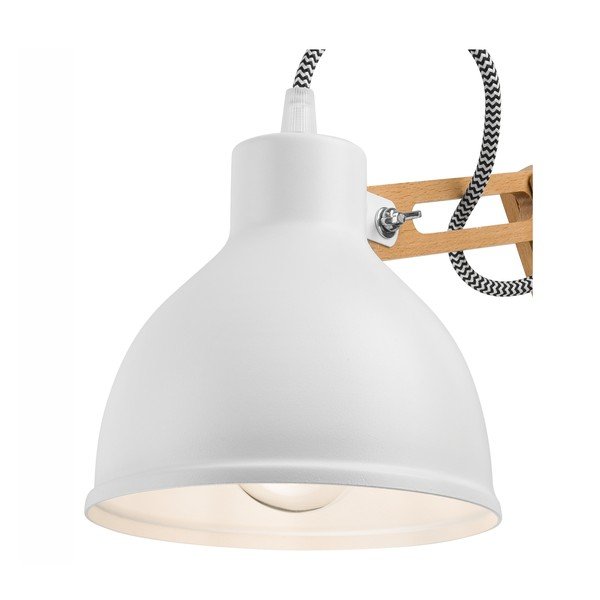 Fehér-barna fali lámpa ø 15 cm Marcello – LAMKUR-image-3