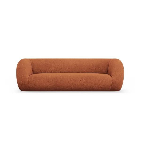 Narancssárga buklé kanapé 230 cm Essen – Cosmopolitan Design