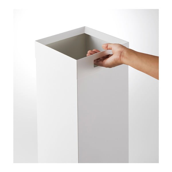 Fehér fém szemetes 27 l Tall – YAMAZAKI-image-2
