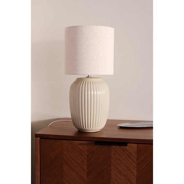 Bézs kerámia asztali lámpa (magasság 41,5 cm) Karlsson – Jotex-image-2