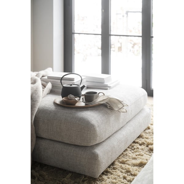 Krémszínű lábtartó Duncan - Rowico-image-4