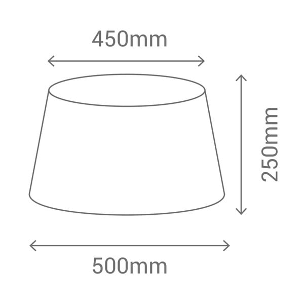 Szürke lámpabúra ø 50 cm – SULION-image-3