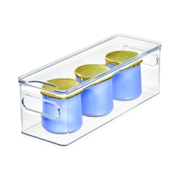 Átlátszó tárolódoboz fedéllel, 31,1 x 10,8 cm - iDesign The Home Edit-image-2