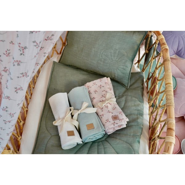 Bézs muszlin babatakaró 100x100 cm Cream - Moi Mili-image-1