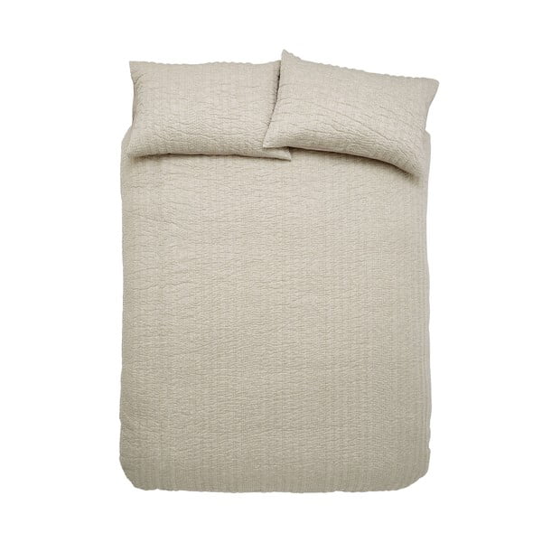 Bézs kétszemélyes ágyneműhuzat 200x200 cm Tamba Stripe – Pineapple Elephant-image-2