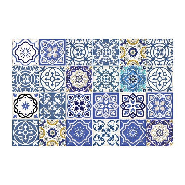 Wall Stickers Tiles Flamenco 24 db-os falmatrica szett, 10 x 10 cm - Ambiance-image-2