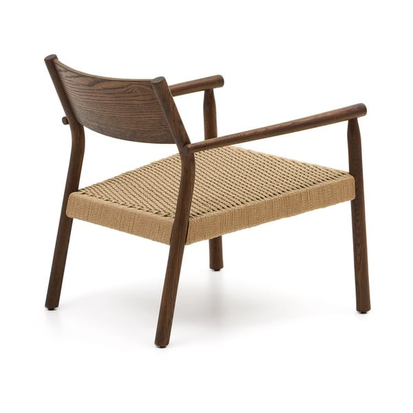 Natúr színű fotel Yalia – Kave Home-image-3