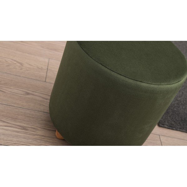 Sötétzöld puff Begon – Balcab Home-image-3