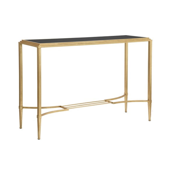 Roman aranyszínű konzolasztal, 120 x 80 cm - Mauro Ferretti-image-4