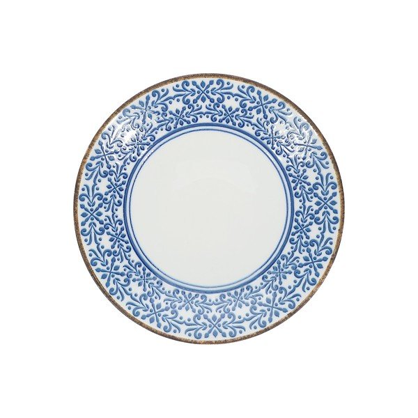 Fehér-kék porcelán tál ø 25,5 cm Azul – BonBistro-image-4