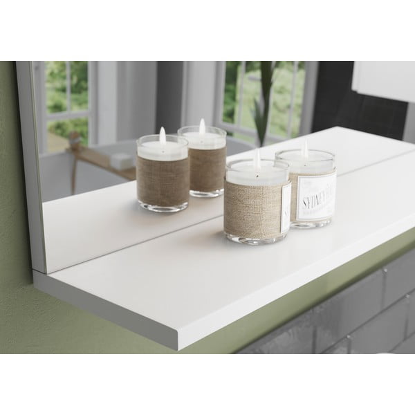 Fali tükör világítással-polccal 76x75 cm – Germania-image-1