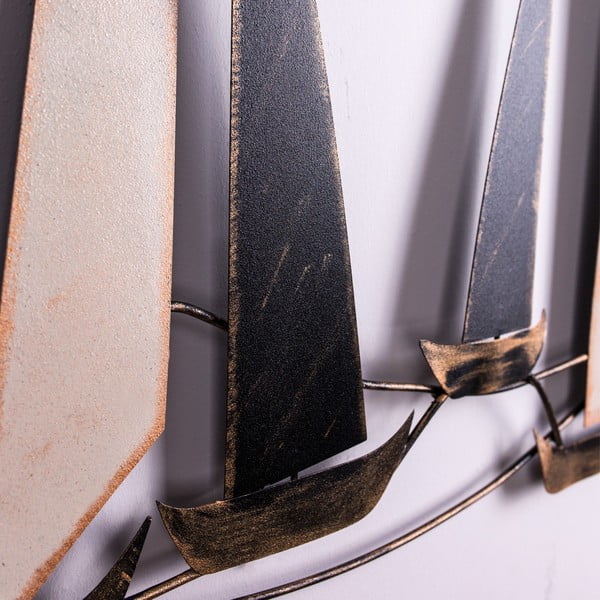 Fém fali dekoráció 117x52 cm Ocean – Wallity-image-3