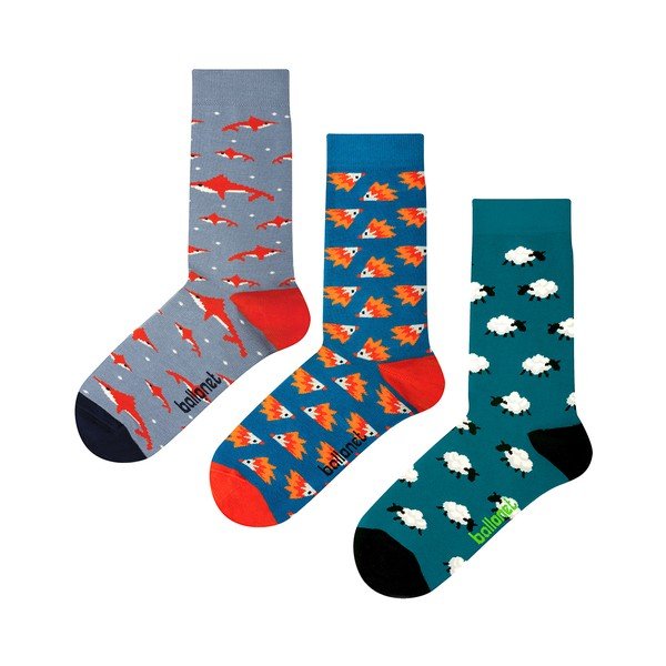 Novelty Animal 3 pár zokni ajándékcsomagolásban, méret 36 - 40 - Ballonet Socks