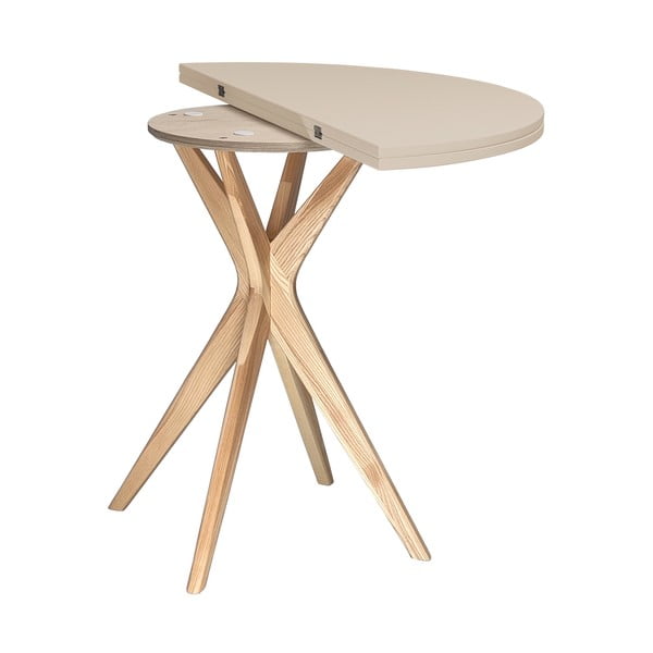 Kerek bővíthető étkezőasztal 45x90 cm Jubi – Ragaba-image-3