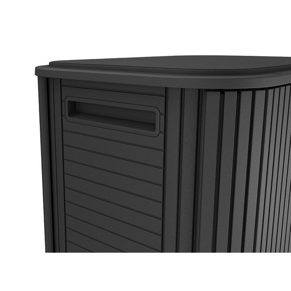 Szürke műanyag kerti tárolódoboz Velo – Keter-image-4