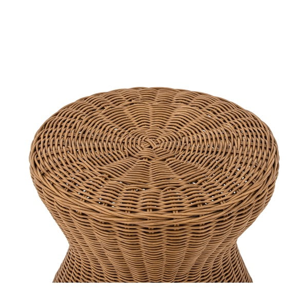 Műrattan kerek kerti tárolóasztal ø 53 cm Roccas – Bloomingville-image-1