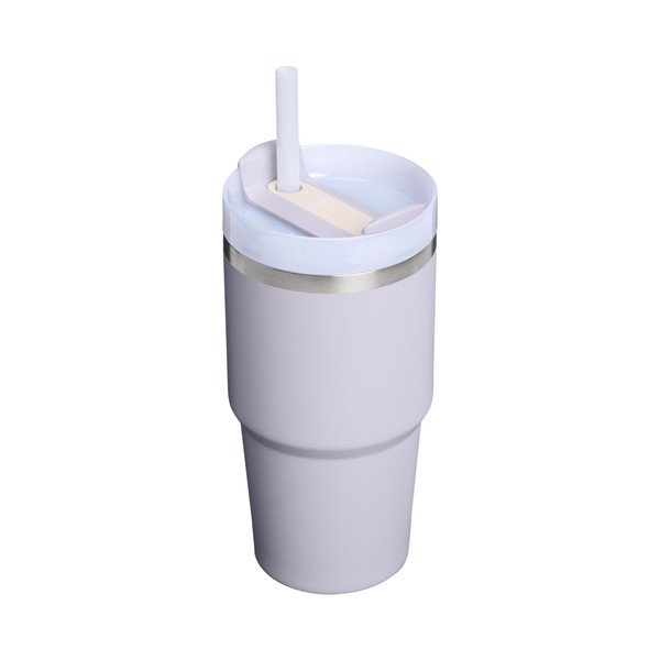 Levendula színű rozsdamentes acél termosz szívószállal 600 ml Quencher H2.O FlowState™ Tumbler Purple Dust – Stanley-image-2