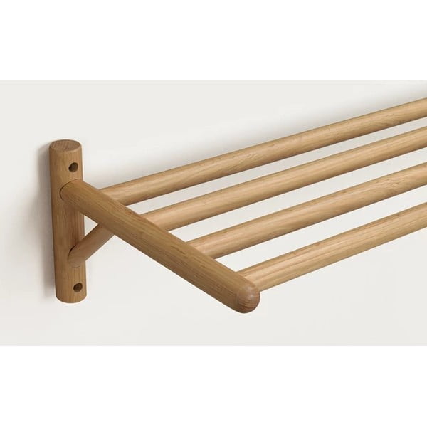 Natúr színű tölgyfa függő cipőtartó Milford - Rowico-image-2