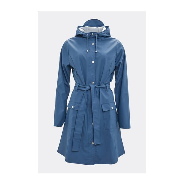 Curve Jacket kék női vízálló kabát, méret: L / XL - Rains