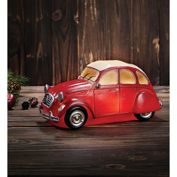 Nostalgi piros autó formájú asztali fénydekoráció - Markslöjd-image-1