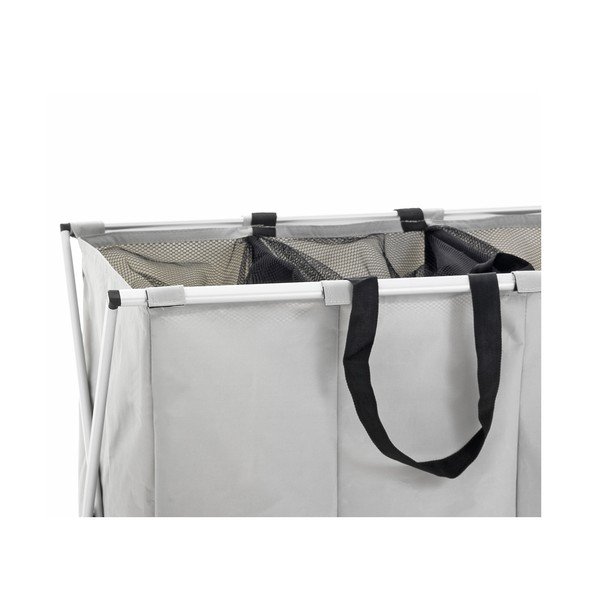 Laundry szürke szennyestartó, 3 rekesszel - Tomasucci-image-2
