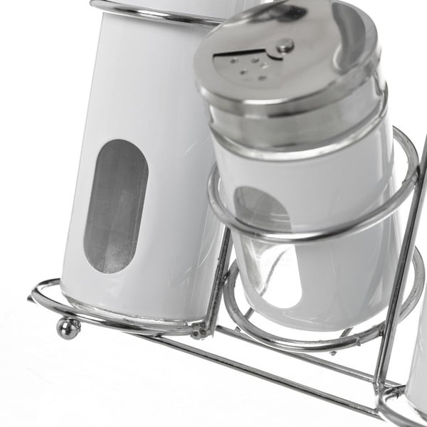 Ecet- és olajtartó készlet állvánnyal 4 db-os – Casa Selección-image-2