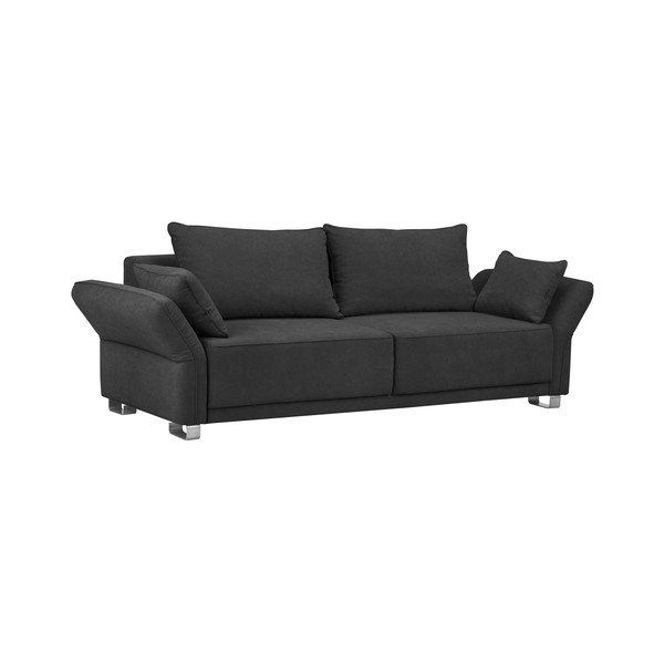 Casiopeia sötétszürke kinyitható kanapé ágyneműtartóval, 245 cm - Windsor & Co Sofas-image-2