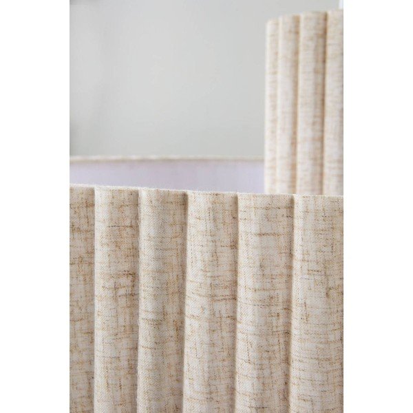 Bézs len függőlámpa ø 60 cm Alina – Jotex-image-4