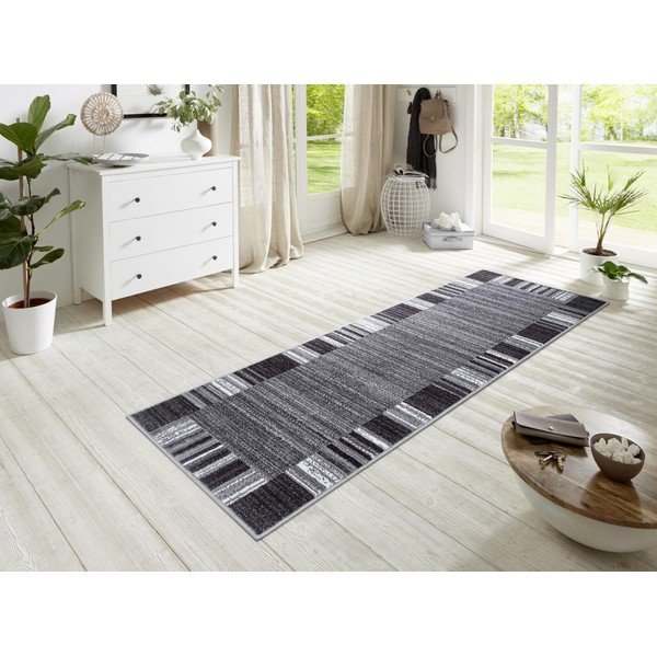 Szürke-bézs futószőnyeg 200x67 cm Border - Hanse Home-image-1