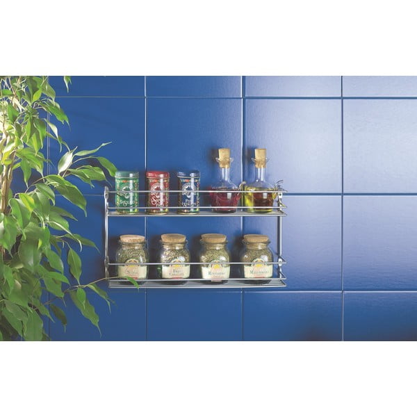 Fali acél fűszertartó állvány Pepito – Metaltex-image-1