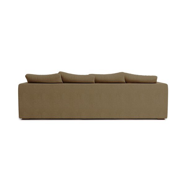 Bézs kordbársony sarokkanapé (bal oldali) Comfy – Scandic-image-2