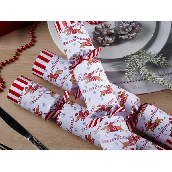 Karácsonyi cracker szett 6 db-os Racing Sausage Dog – Robin Reed-image-3