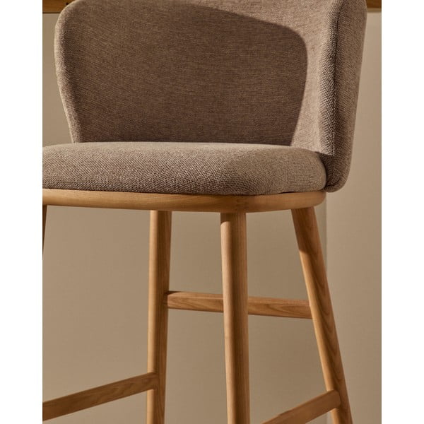 Világosbarna bárszék (ülésmagasság 65 cm) Ciselia – Kave Home-image-2