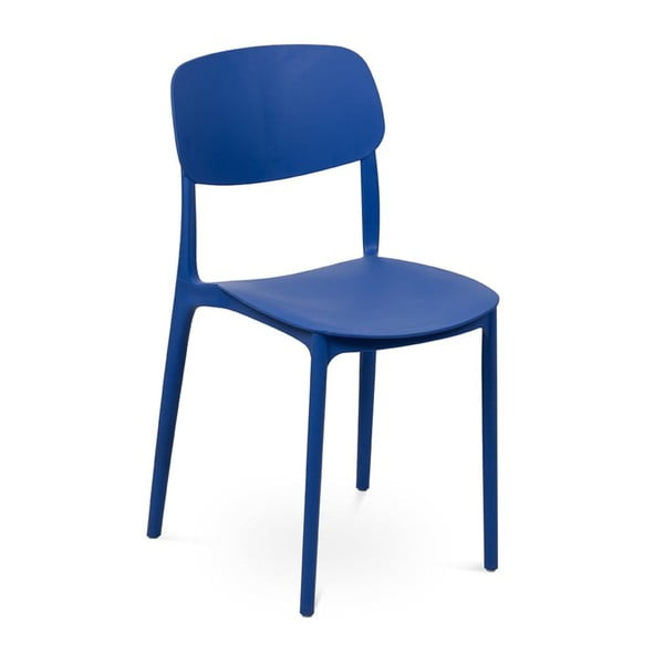 Kék műanyag kerti szék Hébé – Bonami Essentials