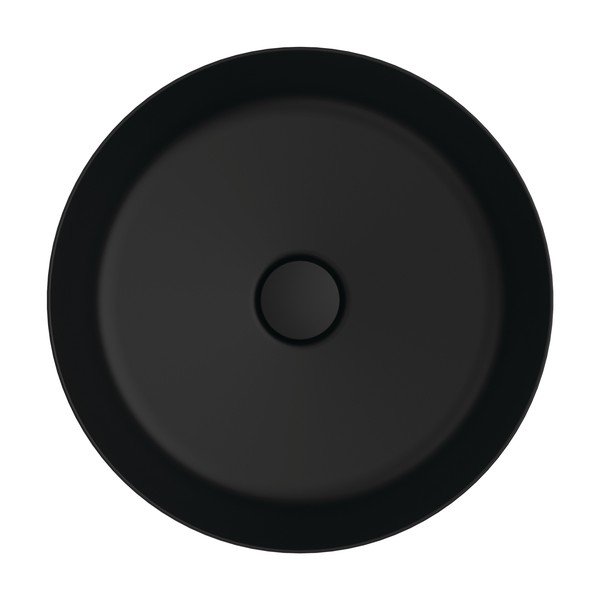 Matt fekete kerámia kerek mosdókagyló ø 40 cm Ipalyss – Ideal Standard-image-2