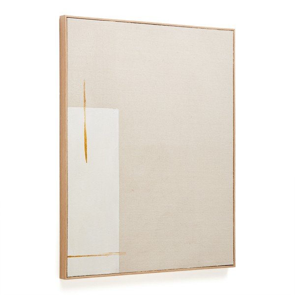 Kézzel festett keretezett-vászon kép 80x100 cm Salin – Kave Home