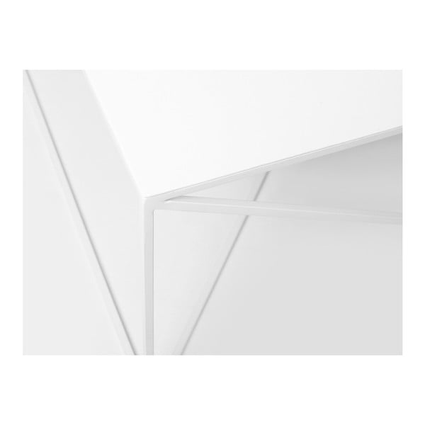 Memo fehér dohányzóasztal, 100 x 100 cm - CustomForm-image-2