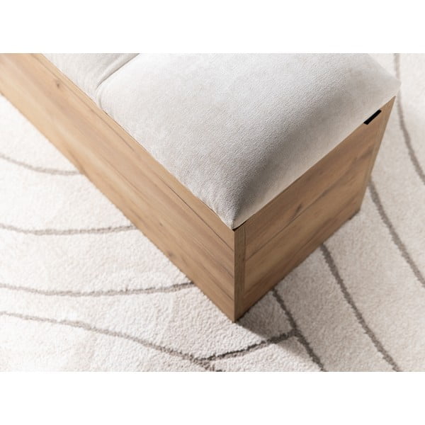 Világosszürke-natúr színű pad Kumo – Bobochic Paris-image-4