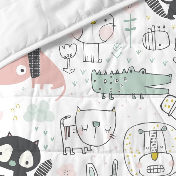 Pamut gyerek ágytakaró 130x100 cm Best buddies – Moshi Moshi-image-2
