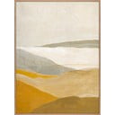 Kézzel festett kép 90x120 cm Yellow Field    – Malerifabrikken