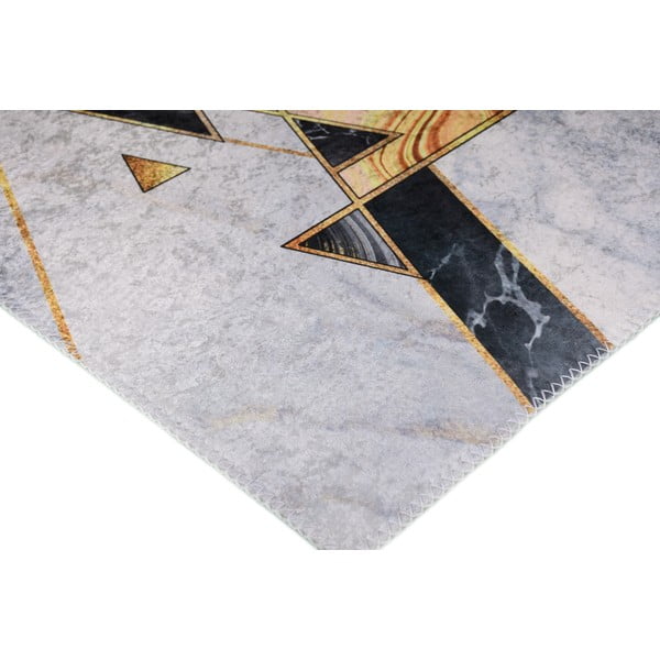 Fekete-fehér mosható futószőnyeg 80x200 cm – Vitaus-image-2