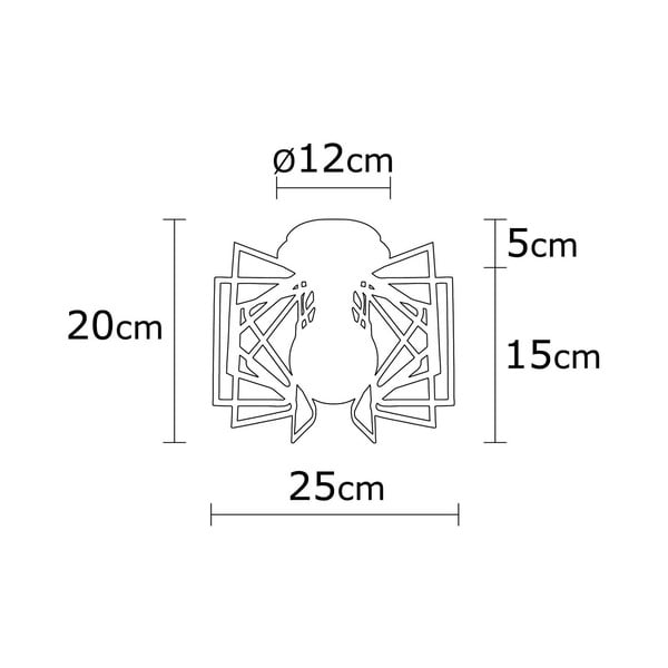 Fekete mennyezeti lámpa fém búrával ø 26 cm Nemrut – Opviq lights-image-2