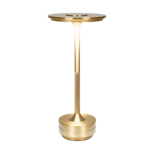 Sárgaréz színű LED asztali lámpa (magasság 28,5 cm) Lyneham – House Nordic-image-4