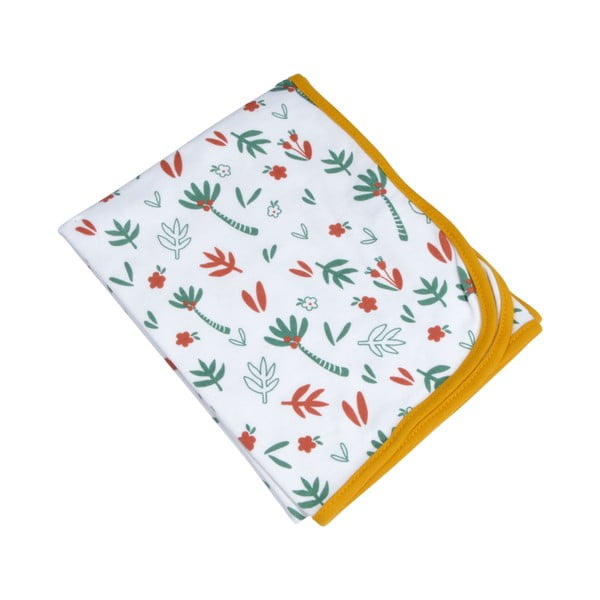 Fehér pamut gyerek takaró 75x75 cm Savannah – Bébé Douceur